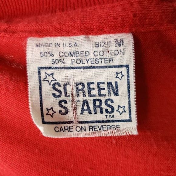 Calvert Extra Coca Cola T Shirt Vintage 80s American Whiskey And Coke 50/50 - Picture 6 of 7